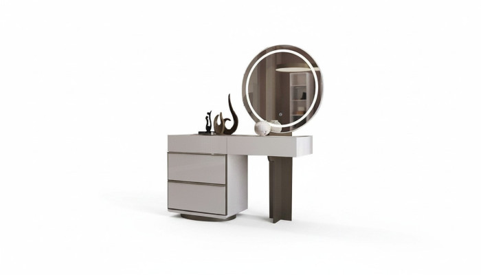 Makeup table set console mirror bedroom furniture design stool set
