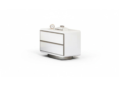Bedroom nightstand with storage in modern style wood furniture luxury