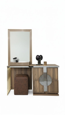 Stylish Bedroom Set Luxury Vanity Table with Mirror Design New
