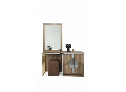 Stylish Bedroom Set Luxury Vanity Table with Mirror Design New