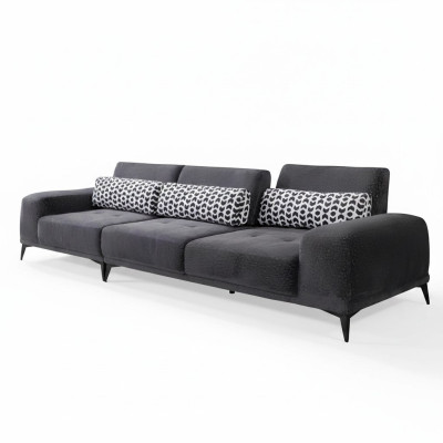 Gray 4-seater living room luxury couch modern couch upholstered furniture new