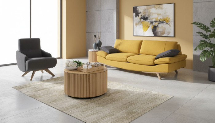 Stylish Living Room Suite Designer 3-Seater Luxury Couch Armchair 2-piece Set