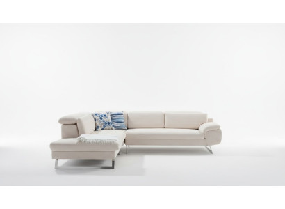 White corner upholstered sofa L-shape sofas living room modern living room sets