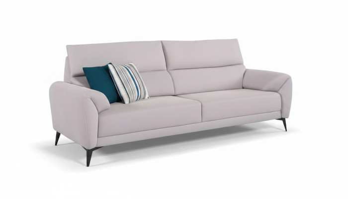 White upholstered sofa designer couches fabric sofas living room seating furniture