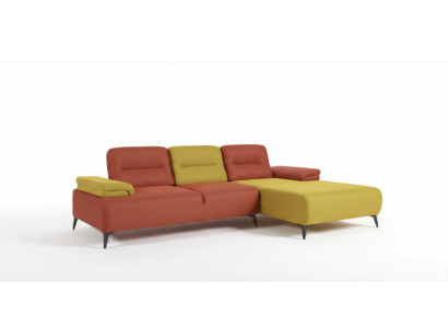 Two-tone L-shaped corner sofa designer living room sofa modern couches