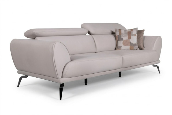 White living room 3-seater designer luxury couch modern seating furniture new