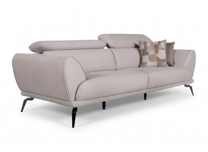 White living room 3-seater designer luxury couch modern seating furniture new