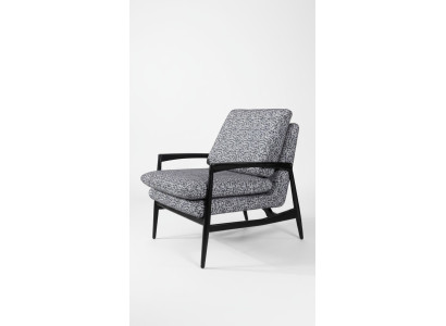 Gray textile armchair living room armchair modern single-seater new