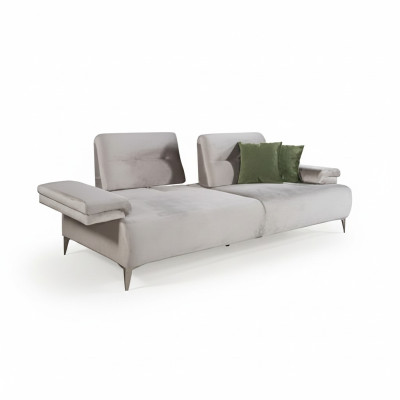 Light beige sofa designer 3-seater living room noble couches modern sofas
