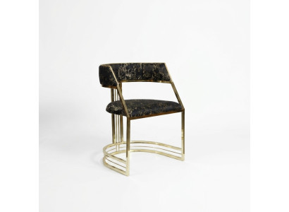 Black stainless steel chair, modern dining room furniture upholstered chair, chairs