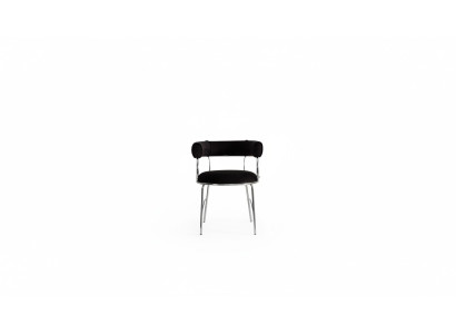 Designer black bar stool luxurious dining room metal frame chairs