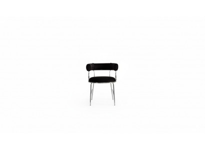 Designer black bar stool luxurious dining room metal frame chairs