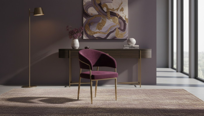 Dark Purple Dining Room Chair Designer Metal Frame Dining Room Wood Chairs