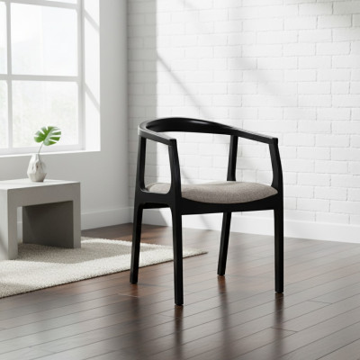 Black beige dining chair dining chairs designer armchairs.