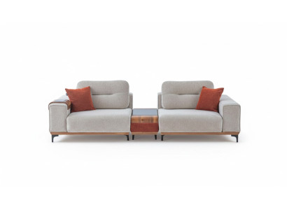 Stylish 3-Seater With an Inset Table Designer Living Room Sofas