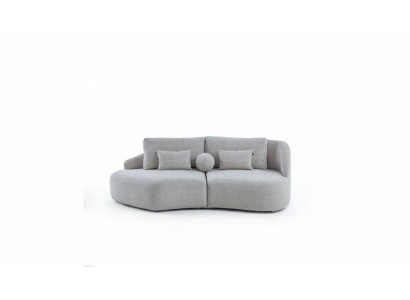 Modern light gray 3-seater living room luxury couches sofas