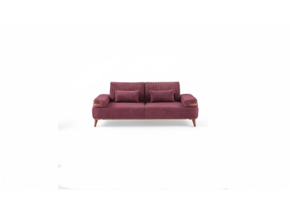 Living room pink 3-seater modern three-seater luxurious upholstered couch