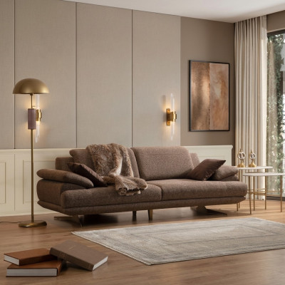 Stylish three-seater living room sofa luxury 3-seater exclusive couch