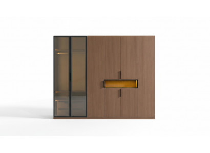 High-quality wardrobe exclusive bedroom furniture LED cabinets