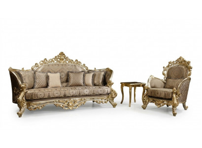 Sofa set 3+1 seater + coffee table sofa set 3-piece set furniture new