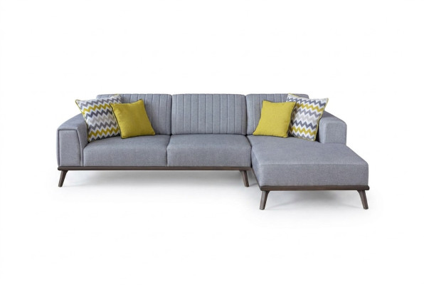 Gray L-shaped corner sofa living room living landscape upholstered sofas couches