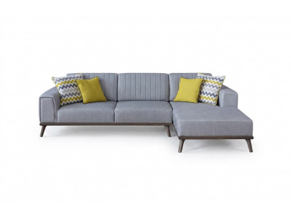 Gray L-shaped corner sofa living room living landscape upholstered sofas couches