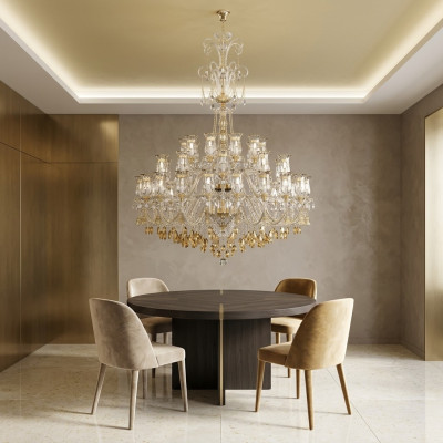 Chic chandelier living room crystal chandelier designer pendant light