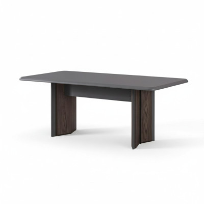 Designer dining table modern furniture in dining room gray exclusive novelty