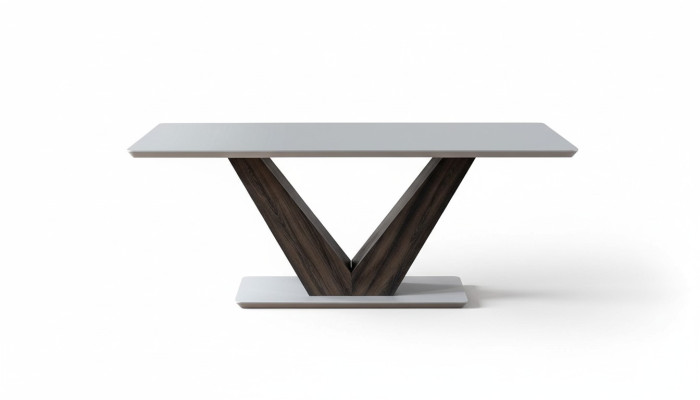 Designer dining table modern furniture in dining room white exclusive novelty
