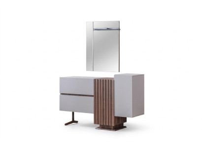 Modern dressing table gray bedroom furniture dressing table with mirror
