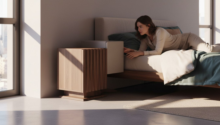 Luxury nightstand table bedroom furniture style modern exclusive side table