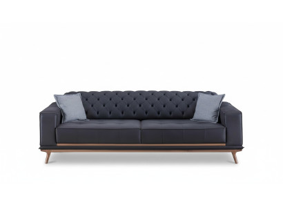 Sofa 4-seater design sofas upholstery fabric relax seating furniture modern