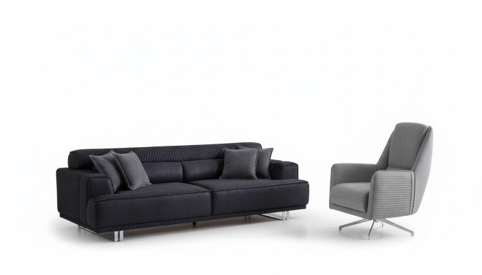 Sofa set 3-seater and armchair designer furniture living room couch furniture