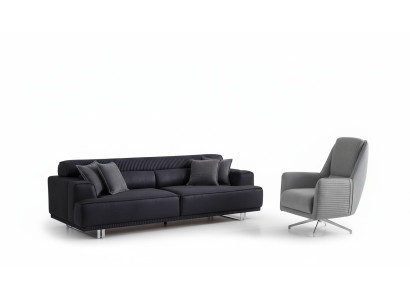 Sofa set 3-seater and armchair designer furniture living room couch furniture