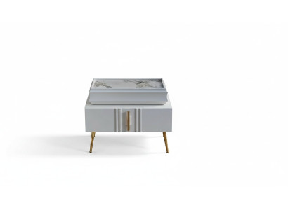 Exclusive nightstands designer furniture beige color in bedroom new