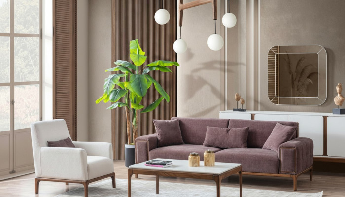 Living Room Set 3+1 Seater Coffee Table Sofa Suite Armchair Modern Design