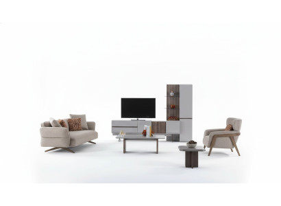 Living room set furnishing complete room furniture sofa couch set 5-piece.