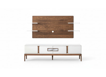 Style living room set, wall unit 2-piece. Sideboard, TV wall panel, wall units.