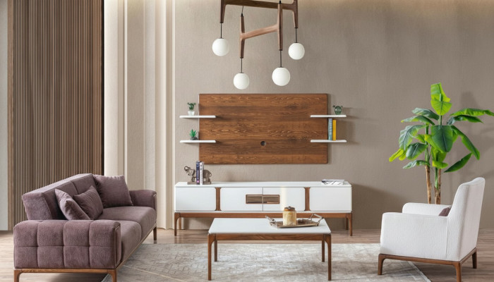 Modern sofa set, 5 pieces, exclusive furniture, living room set, couches
