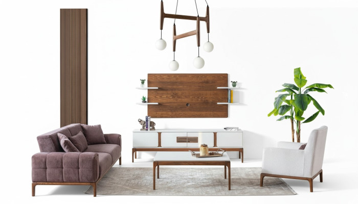 Modern sofa set, 5 pieces, exclusive furniture, living room set, couches