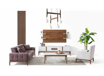 Modern sofa set, 5 pieces, exclusive furniture, living room set, couches