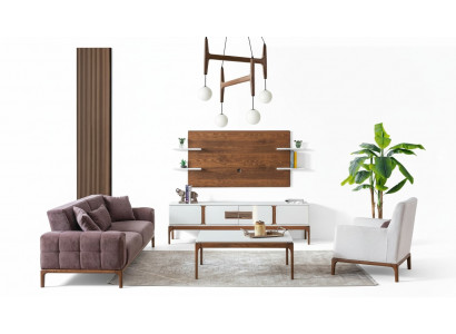 Modern sofa set, 5 pieces, exclusive furniture, living room set, couches