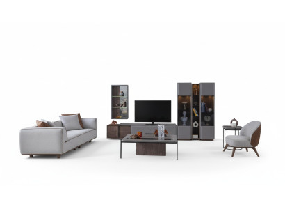 Designer Living Room Set 7-piece. Modern Living Room Walls Wardrobe
