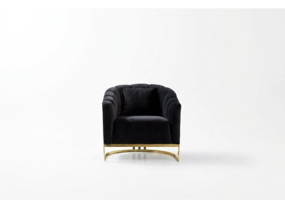 Exclusive Chair Luxury Black Elements Stainless Steel Lounge Club Furniture
