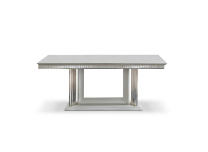 Exclusive designer dining table modern furniture in dining room white table 200x100