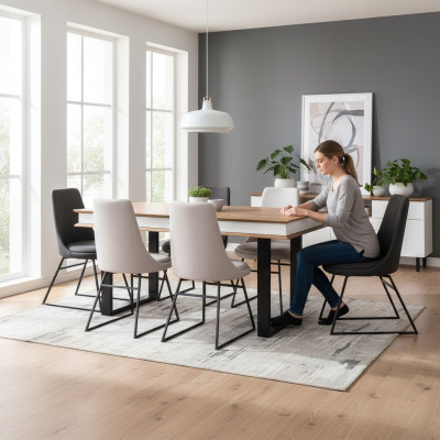 Dining room set dining suite dining table table 6x armchairs chair chairs 7-piece set