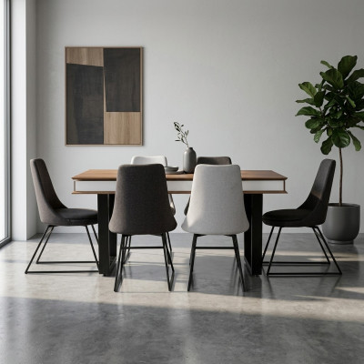 Dining room set dining suite dining table table 6x armchairs chair chairs 7-piece set
