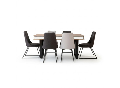 Dining room set dining suite dining table table 6x armchairs chair chairs 7-piece set