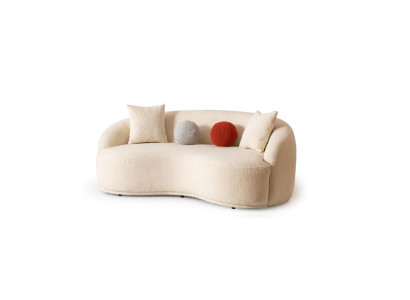 Modern sofa 3-seater designer furniture white color style couches sofas 230cm