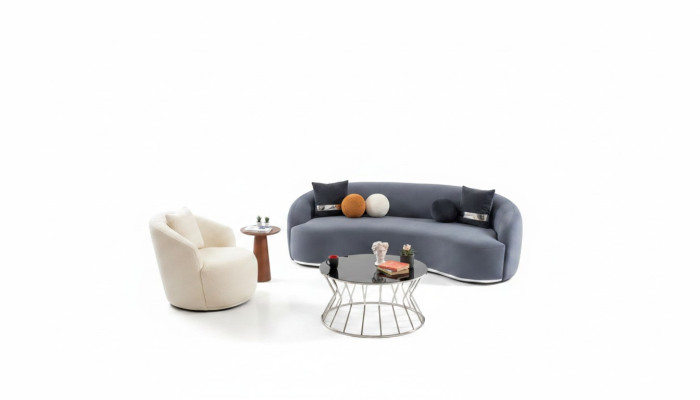 Designer living room set 2-piece sofa set 3+1 seater couches